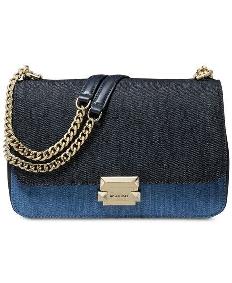 michael kors denim crossbody bag